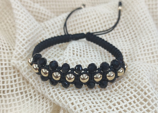 Pulsera tejida con Oro de 18kl