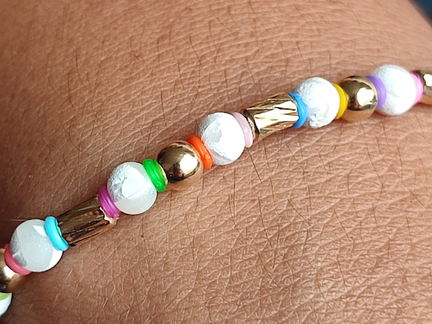 Pulsera tejida con Oro de 18kl