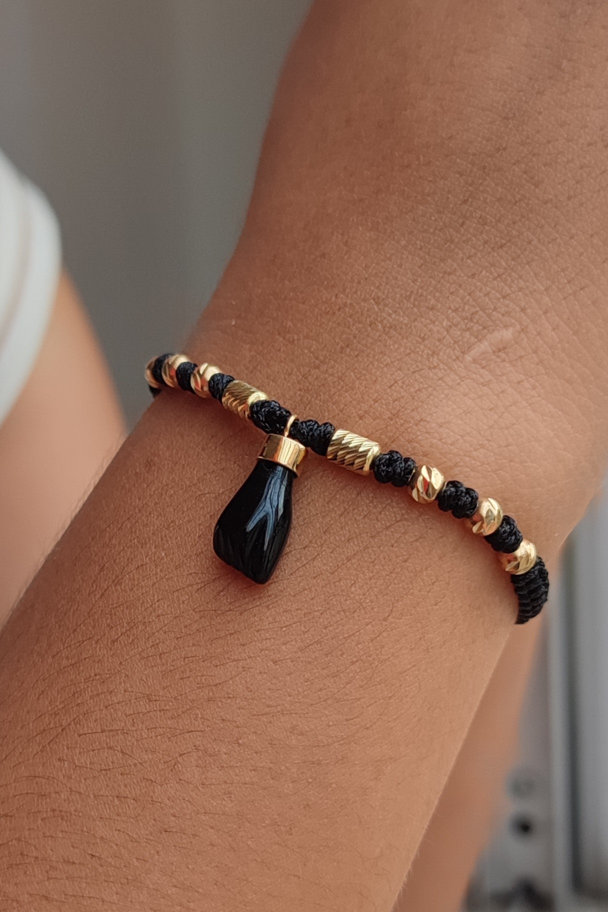 Pulsera tejida con Oro de 18kl