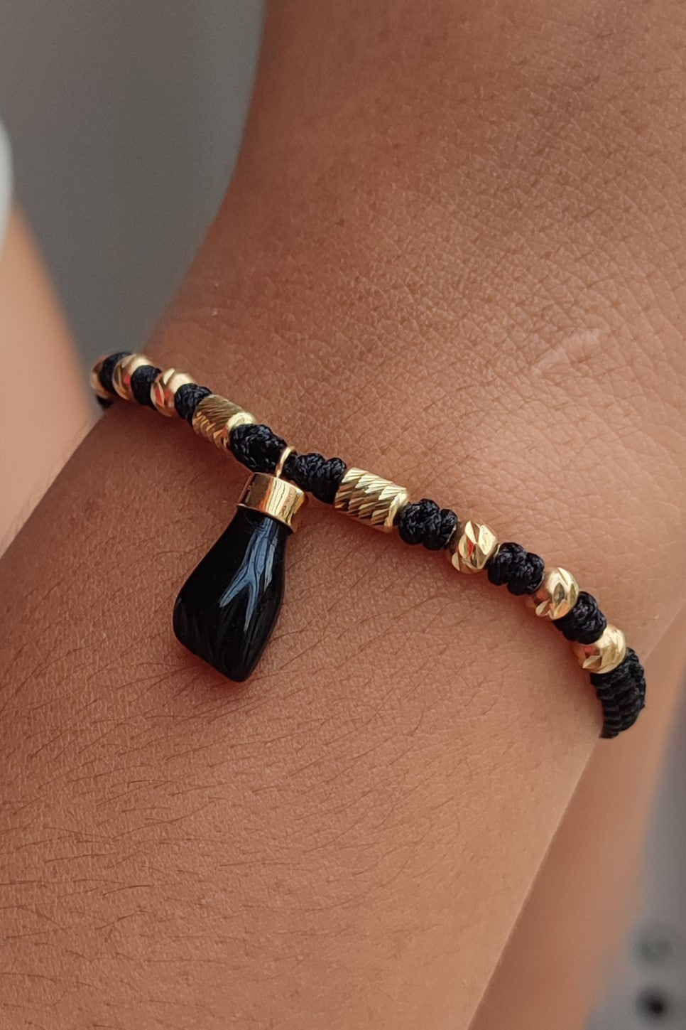 Pulsera tejida con Oro de 18kl